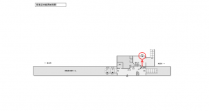 JR東海/西岐阜駅/№A-6№6駅看板、位置図