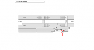 JR東海/中津川駅/№A-1№1駅広告、位置図