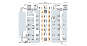 JR東海/名古屋駅/名古屋駅フラッグ広告駅広告、位置図