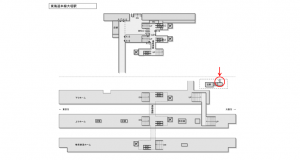 JR東海／大垣駅／№A-1№1駅看板、位置図