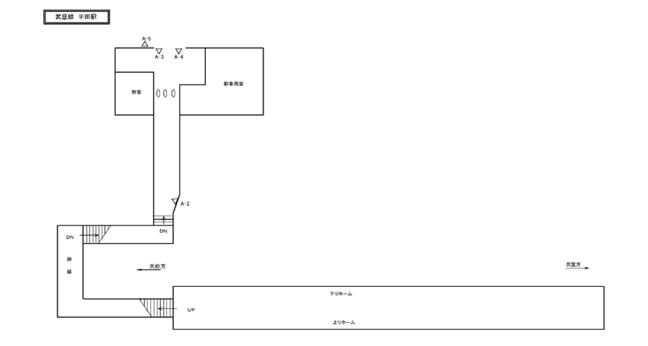 JR東海／半田駅／駅看板設置図面
