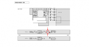 JR東海/尾張一宮駅/№A-105№105駅看板、位置図