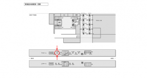 JR東海/尾張一宮駅/№A-100№100駅看板、位置図