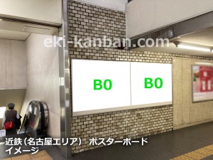 近鉄四日市駅 駅名標　看板　近鉄 近鉄名古屋線の駅名標 - 駅名標あつめ。