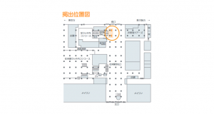 JR東海/浜松駅/浜松駅ツインビジョン駅デジタルサイネージ、位置図