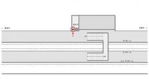 JR東海／興津駅／№A-1№1駅看板、位置図
