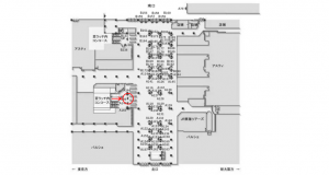 JR東海／静岡駅／№A-146№146駅看板、位置図