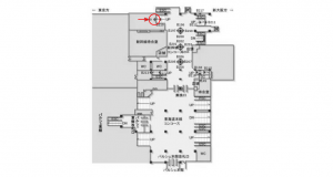 JR東海/静岡駅/№B-209№209駅看板、位置図