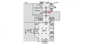JR東海/静岡駅/№B-203№203駅看板、位置図