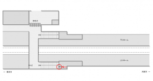 JR東海／新蒲原駅／№A-1№1駅看板、位置図