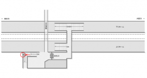 JR東海/富士川駅/№A-1№1駅看板、位置図