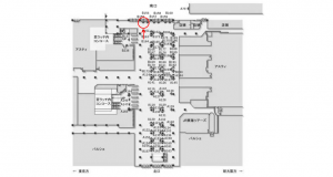 JR東海/静岡駅/№B-155№155駅看板、位置図