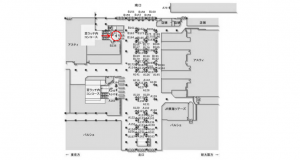 JR東海/静岡駅/№B-131№131駅看板、位置図