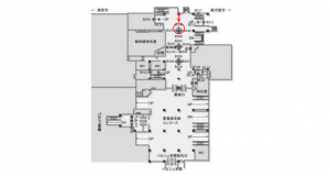 JR東海/静岡駅/№B-196№196駅看板、位置図