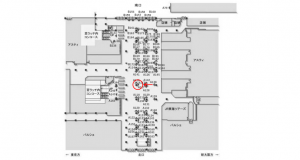 JR東海／静岡駅／№A-117№117駅看板、位置図