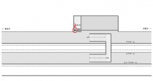 JR東海／興津駅／№A-2№2駅看板、位置図