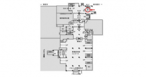 JR東海／静岡駅／№B-212№212駅看板、位置図