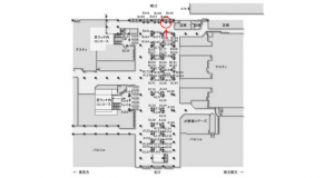 JR東海/静岡駅/№B-159№159駅看板、位置図