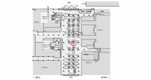 JR東海/静岡駅/№A-128№128駅看板、位置図
