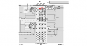 JR東海／静岡駅／№B-173№173駅看板、位置図