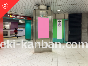 名古屋地下鉄／本山駅／本山駅イーストスクエアビジョン広告駅デジタルサイネージ、写真2