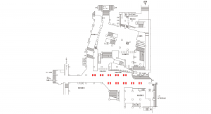 名鉄／名鉄名古屋駅／名鉄名古屋駅デジタルサイネージ駅デジタルサイネージ、位置図