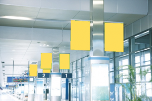 中部国際空港駅ホームバナー