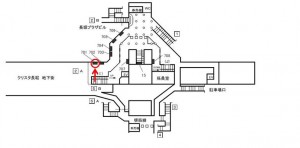 Osaka／Metro（大阪メトロ）　長堀橋／長堀鶴見緑地線№2-701№701、位置図