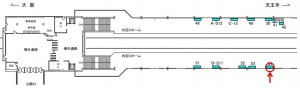JR　大阪城公園駅／JR大阪環状線／№054、位置図