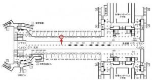 Osaka／Metro（大阪メトロ）　堺筋本町駅／堺筋線№1-610№610、位置図