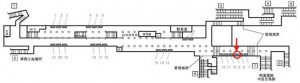 Osaka／Metro（大阪メトロ）　なかもず駅／御堂筋線№2-009№009、位置図