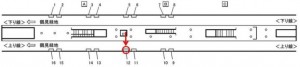Osaka／Metro（大阪メトロ）　門真南駅／長堀鶴見緑地線№1-012№012、位置図