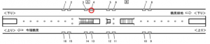 Osaka／Metro（大阪メトロ）　横堤駅／長堀鶴見緑地線№1-004№004、位置図