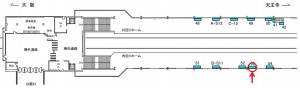 JR　大阪城公園駅／JR大阪環状線／№053、位置図