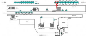 JR　京橋駅／JR大阪環状線／№155、位置図