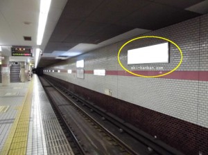 Osaka／Metro（大阪メトロ）　野江内代駅／谷町線№1-003№003、写真1