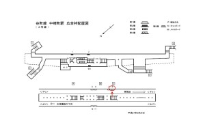 Osaka/Metro(大阪メトロ) 中崎町駅/谷町線№1-008№008、位置図