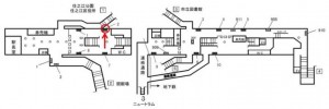 Osaka／Metro（大阪メトロ）　住之江公園駅／四つ橋線№2-002№002、位置図