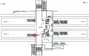 JR　西宮駅／／№023、位置図