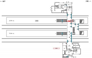 JR　甲子園口駅／／№017、位置図