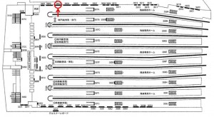 阪急 大阪梅田駅//№3903、位置図