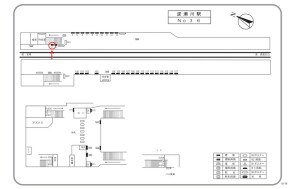 阪急 逆瀬川駅//№002、位置図