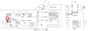 阪急　茨木市駅／№635A№A、位置図