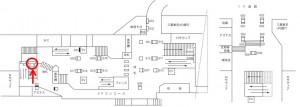 阪急　茨木市駅／№635B№B、位置図