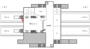 JR　灘駅／／№030、位置図