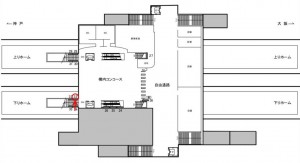 JR 灘駅//№032、位置図