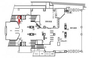 JR 六甲道駅//№054駅看板・駅広告、位置図