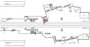 JR　鶴橋駅／JR大阪環状線／№066、位置図