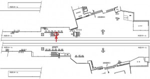 JR　鶴橋駅／JR大阪環状線／№065、位置図