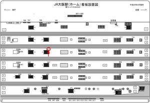 JR　大阪駅／JR大阪環状線／№677、位置図